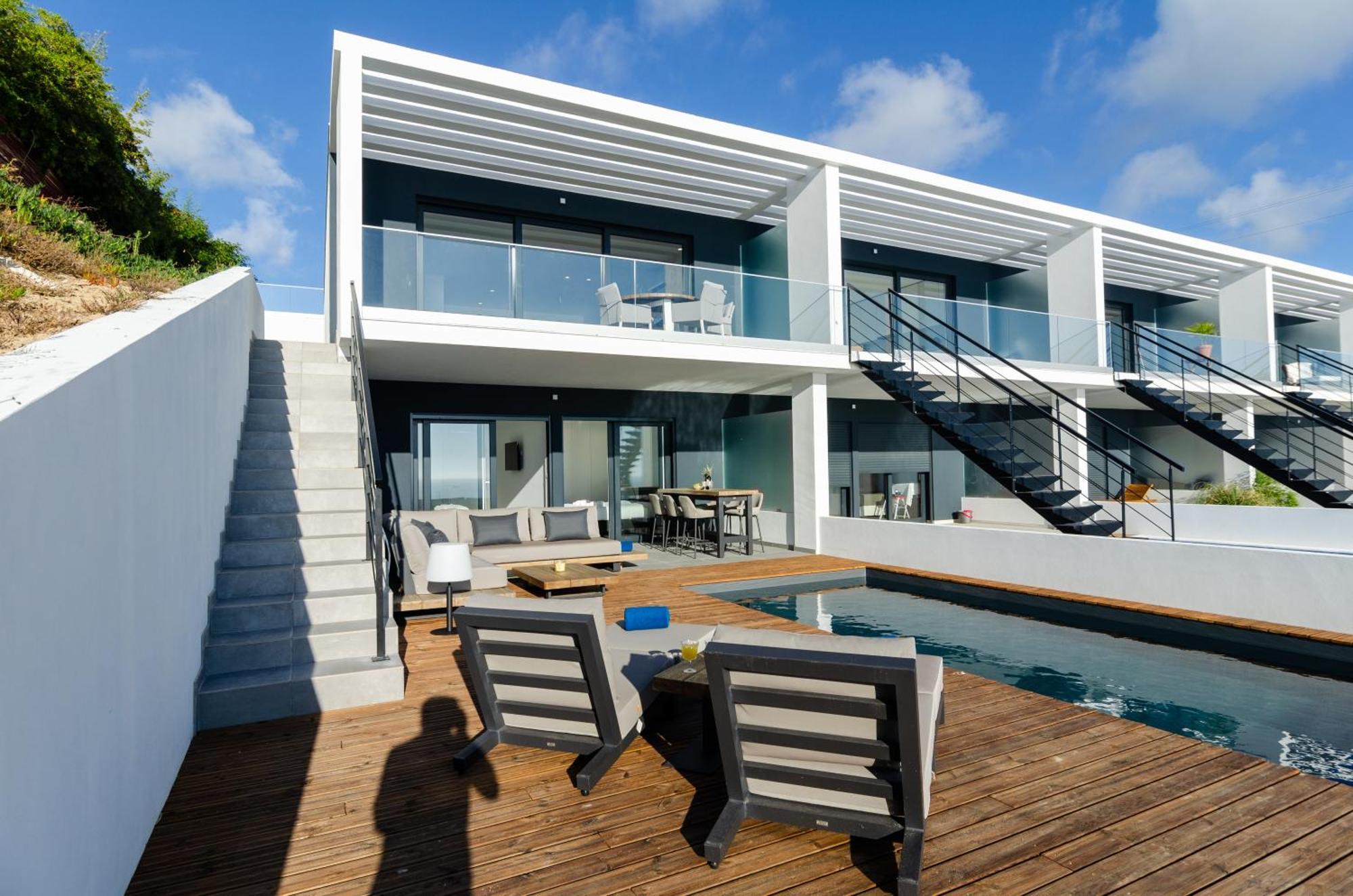 Ocean Views - New Private Condominium With Pool & Sea Views Nazare Room photo